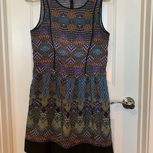 charlie jade Batik Sleeveless Dress w/ Pockets Med